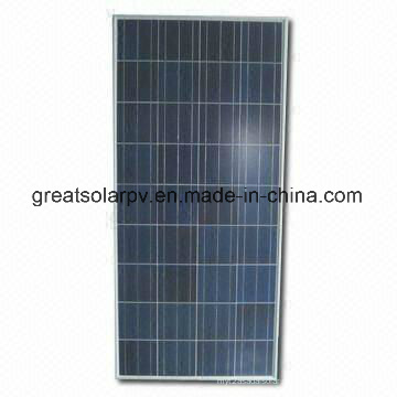 Painel solar polido de habilidade profissional 130W com preço competitivo da China